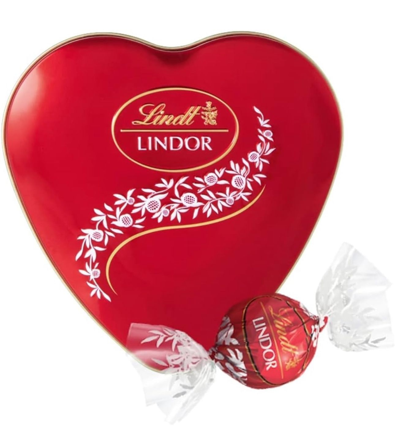 Chocolates Lindt - Lata de Coração - Pequena