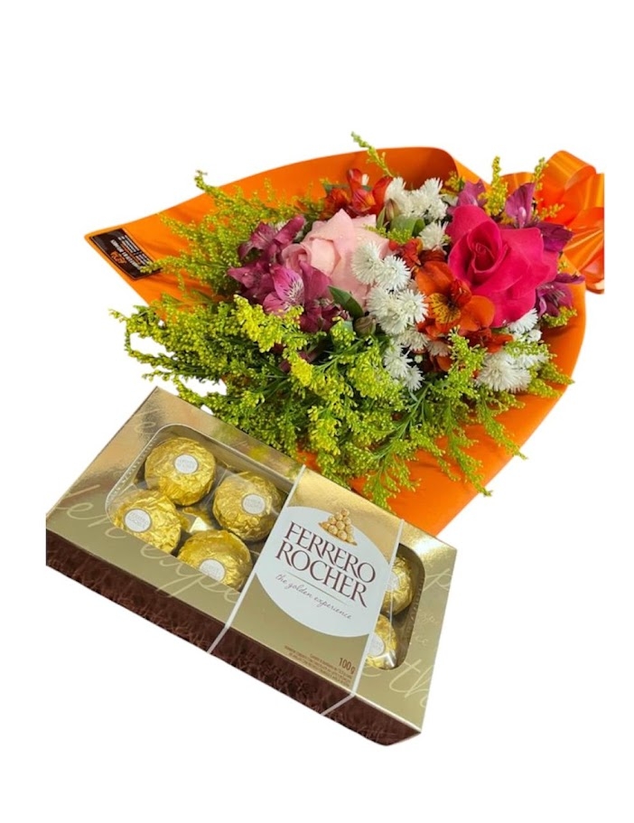 Kit fascínio de rosas coloridas