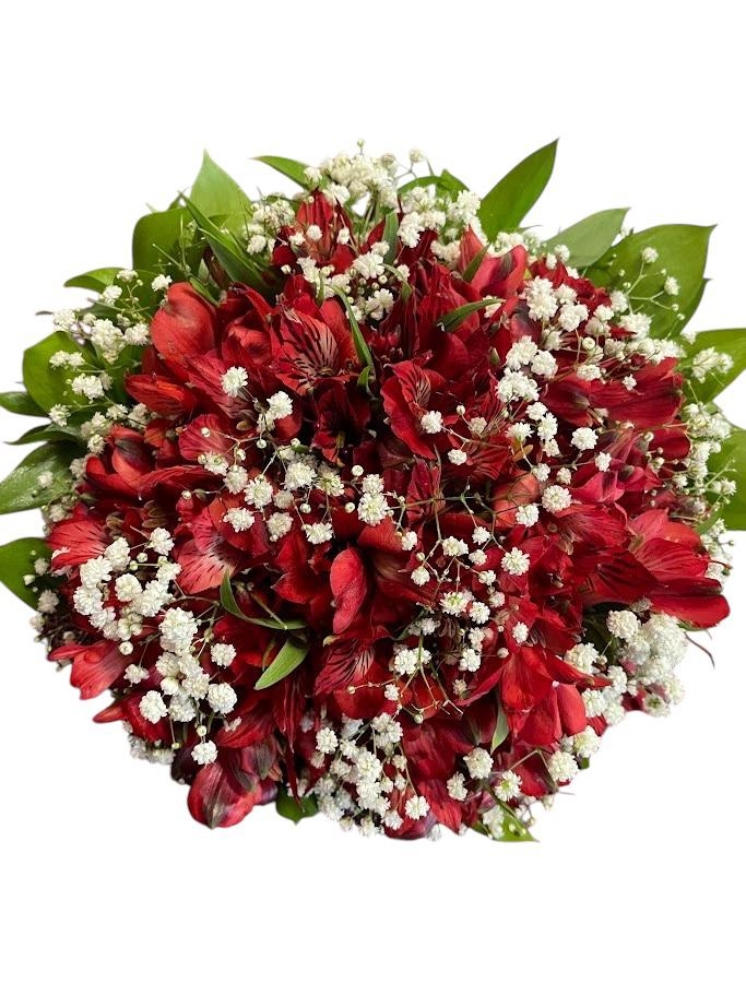 Buque de Noiva Serenity Vermelho