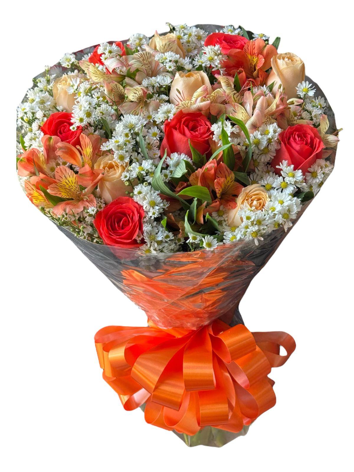 thumb-buque-12-rosas-laranjas-e-champanhe-0