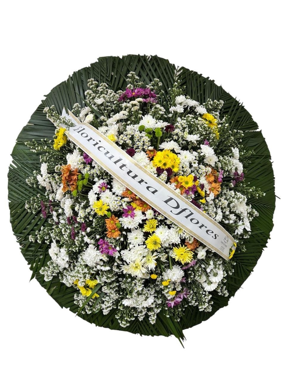 Coroa de Flores - Flores do Campo Coloridas