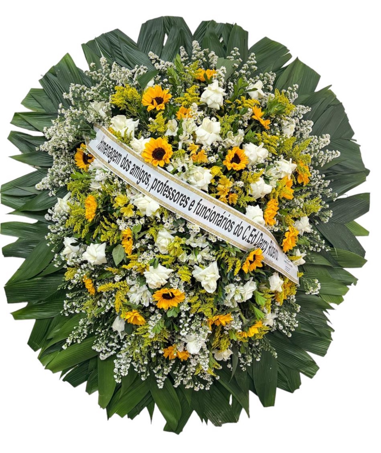 Coroa de Flores - Especial- Girassois