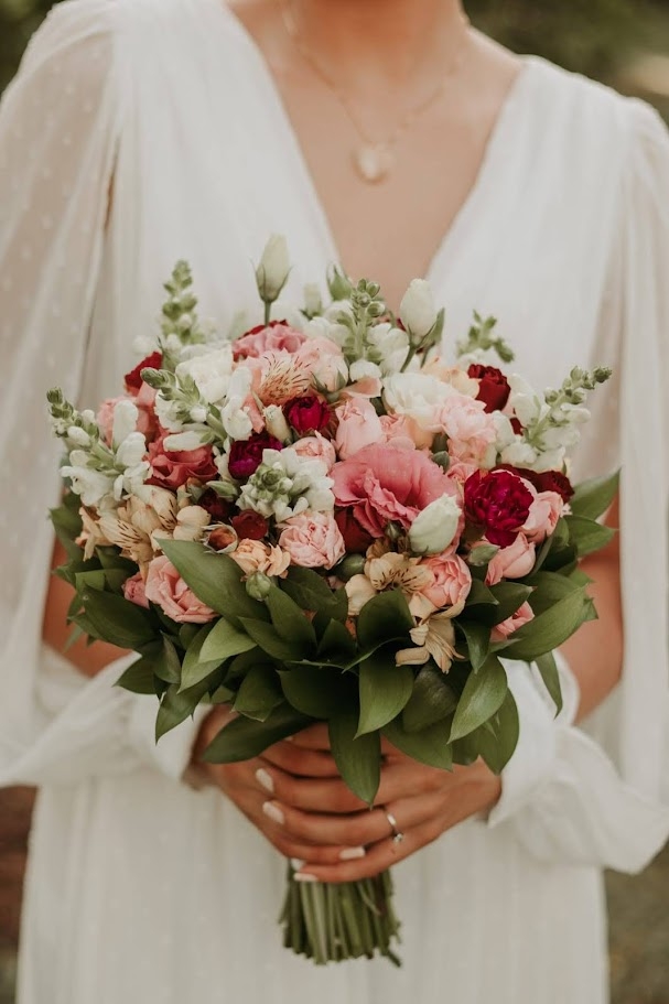Buquê de Noiva Flores Silvestres Colorido