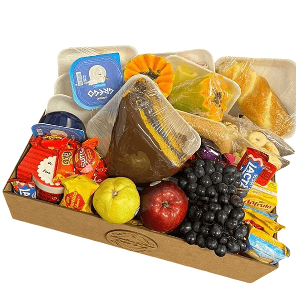 Cesta em Bandeja de Café ou Lanche Grande