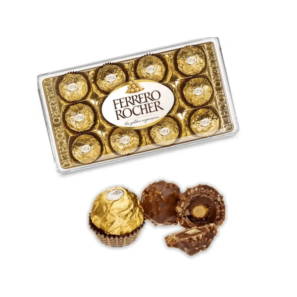Chocolate Ferrero Rocher 12 bombons
